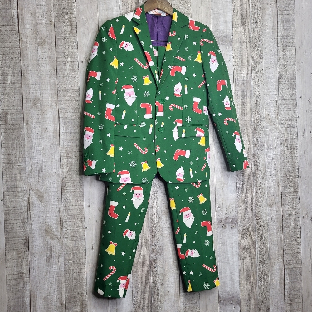 OppoSuits Christmas Suit Set. Size 14.